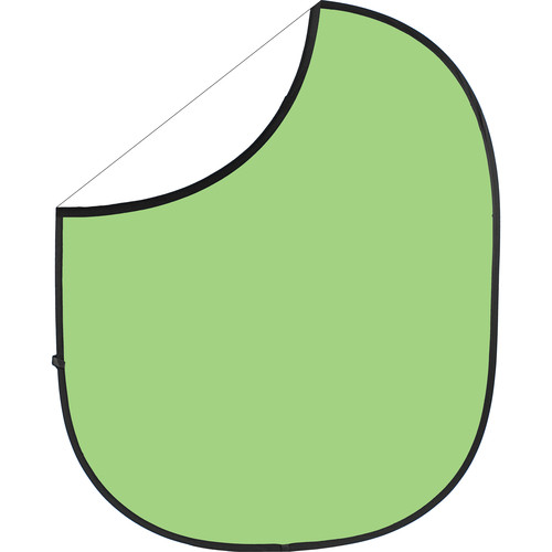 Savage Collapsible/Reversible Background (5 x 6', Light Green/White)