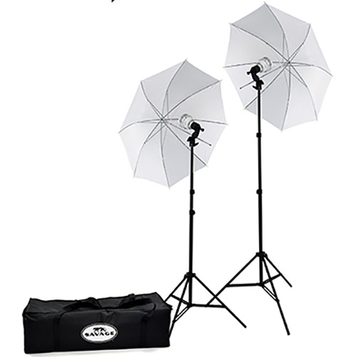 Savage 500W LED Studio Light Kit