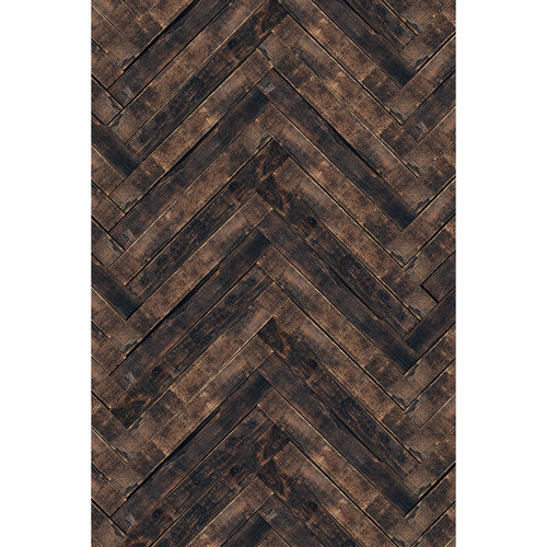 Savage Printed Vinyl Backdrop (Vintage Herringbone, 5 x 7')