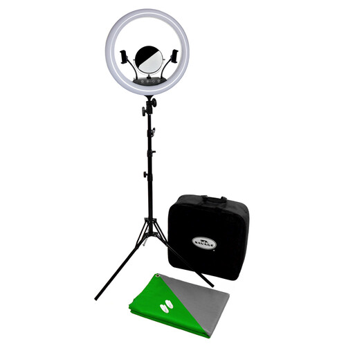 Savage Vlogger Bi-Color LED Ring Light Beauty Video Kit (17")
