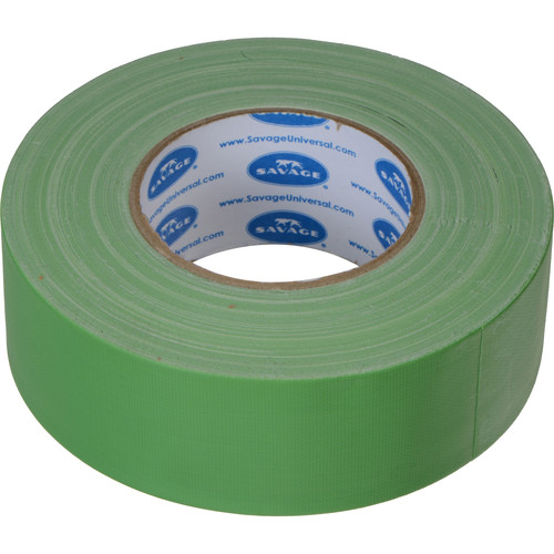 Savage Gaffer Tape (2" x 55 yd, 20-Pack, Chroma Green)