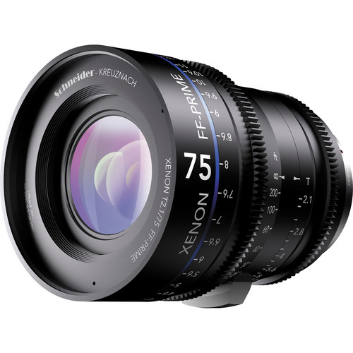 Schneider Xenon FF 75mm T2.1 Lens with ARRI PL Mount (Feet)