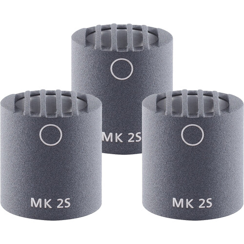Schoeps MK 2S Microphone Capsule (Matched Trio, Matte Gray)