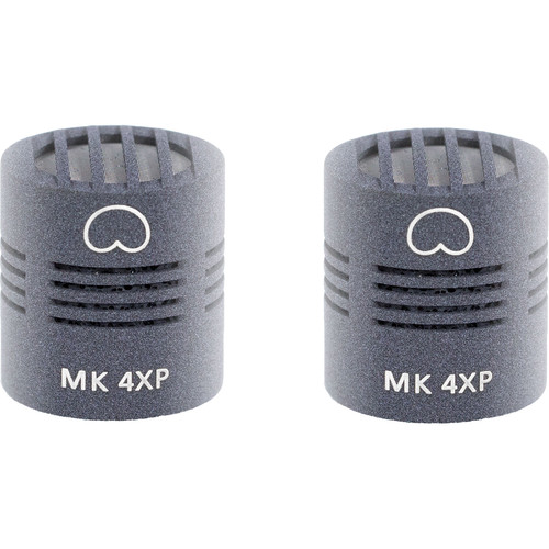 Schoeps MK 4XP Cardioid Condenser Microphone Capsule (Matte Gray, Matched Pair)