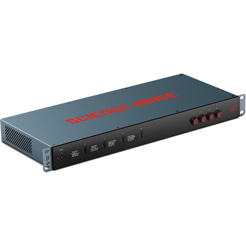SCIENCE IMAGE Flow Edge 4-Channel Rackmount 4K Up/Down/Cross Converter (1 RU)