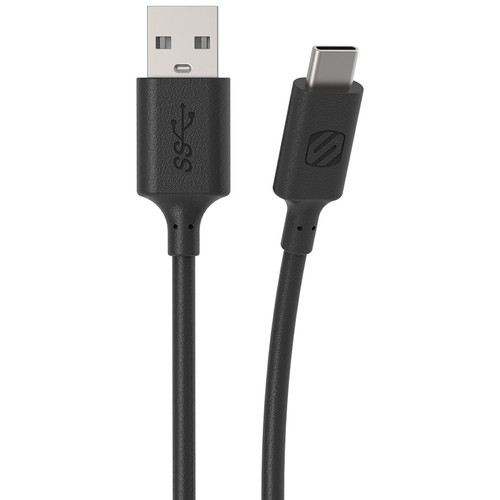 Scosche STRIKELINE USB 3.0 Type-C Male to USB Type-A Male Charge & Sync Cable (3')