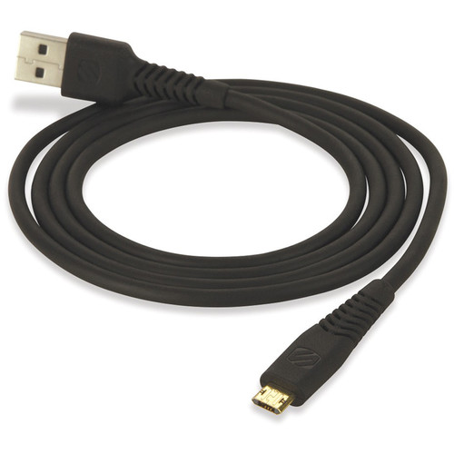 Scosche SyncAble HD USB 3.0 Type-A Male to Reversible Micro-USB Cable (4', Black)