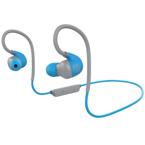 Scosche SportclipAIR Wireless Adjustable Earbuds with Microphone & Controls (Blue)