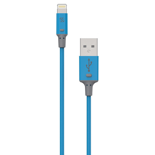 Scosche strikeLINE II Charge/Sync Cable for Lightning Devices (Blue, 3')