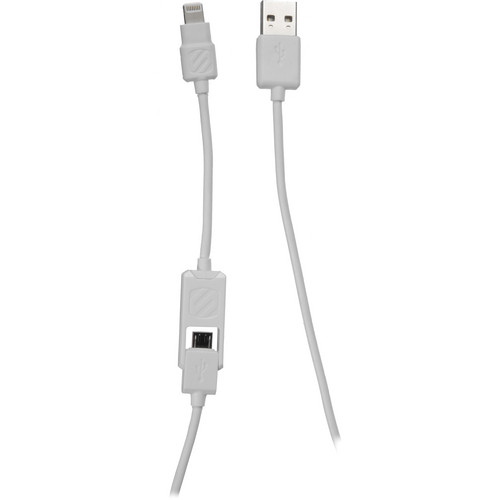 Scosche 3' smartSTRIKE Charge/Sync Cable (White)