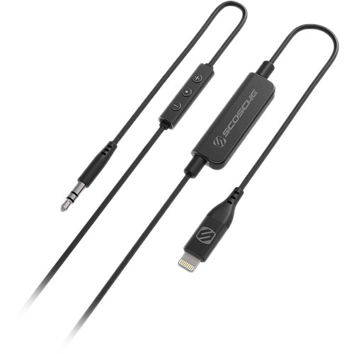 Scosche StrikeLine Lightning to 3.5mm Stereo Cable with Controls