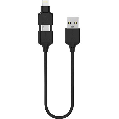 Scosche StrikeLine Pro Lightning & micro-USB Charge & Sync Cable (3', Black)