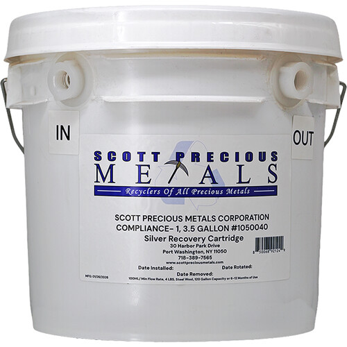 Scott Precious Metals 3.5 Gallon Silver Recovery Cartridge (for Gravity Fed Applications)