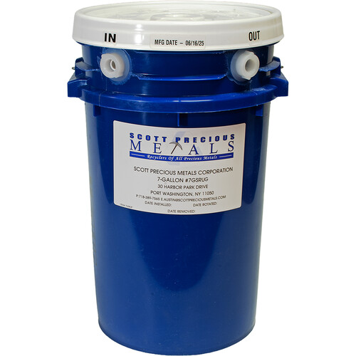 Scott Precious Metals 7 Gallon Silver Recovery Cartridge (for Gravity Fed Applications)