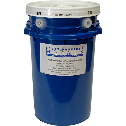 Scott Precious Metals 7 Gallon Silver Recovery Cartridge (for Pumping Station Applications)