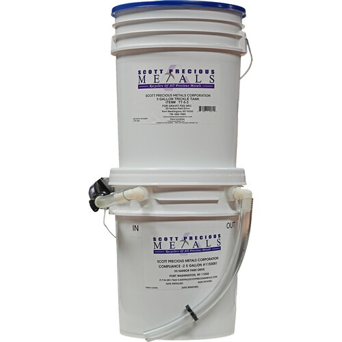 Scott Precious Metals 5 Gallon Silver Recovery Trickle Tank System Kit
