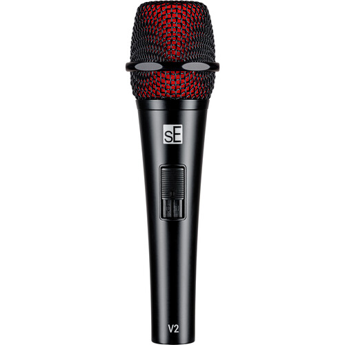 sE Electronics V2 SWITCH Dynamic Handheld Microphone with 15' XLR to XLR Cable