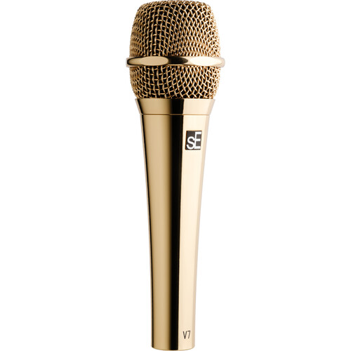 sE Electronics V7 Handheld Supercardioid Dynamic Microphone (24-Carat Gold-Plated)