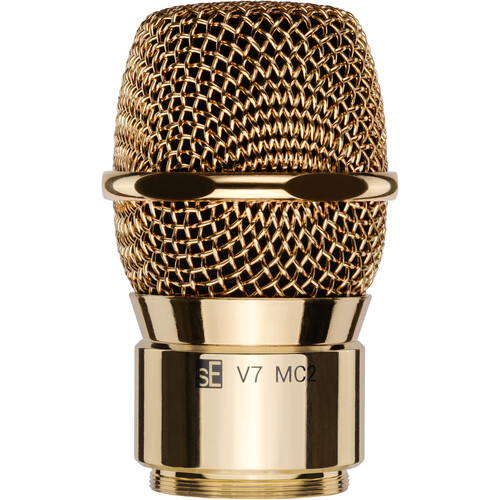 sE Electronics V7 MC2 Supercardioid Dynamic Microphone Capsule for Sennheiser Wireless Handheld Transmitters (24-Carat Gold Plated)