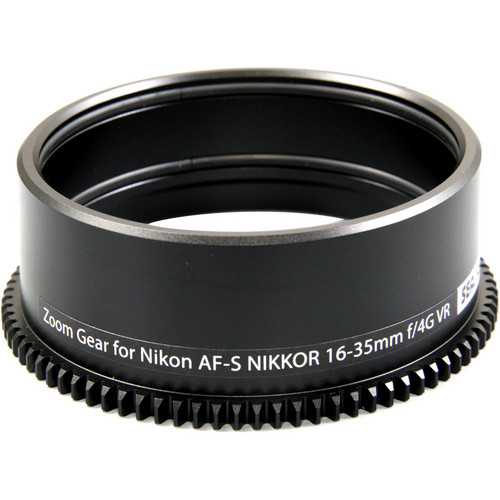 Sea & Sea Lens Zoom Gear for Nikon AF-S 16-35mm f/4G ED VR in Lens Port