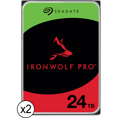 ⭐️動作良好 Seagate IronWolf Pro 24TB 使用114時間 HDDは用途で選ぶのが正解。高コスパ大容量モデル登場で大注目のSeagate