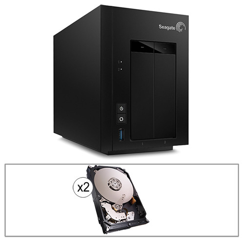 Seagate 8TB (2 x 4TB) 2-Bay NAS Enclosure Kit with Drives
