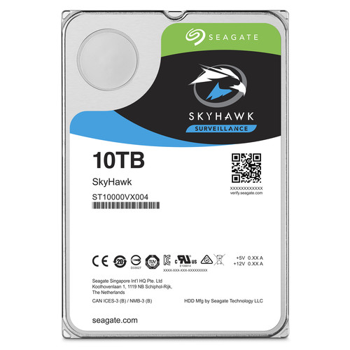 Seagate 10TB SkyHawk Surveillance SATA III 3.5" Internal Hard Drive (Retail Packaging)