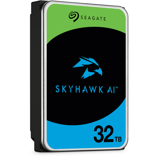 Seagate 32TB SkyHawk AI 7200 rpm SATA III 3.5" Internal Surveillance HDD