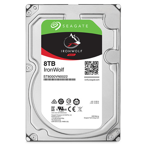 Seagate 8TB IronWolf 7200 rpm SATA III 3.5" Internal NAS HDD (Retail)