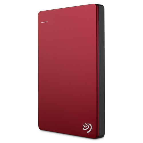 Seagate 2TB Backup Plus Slim Portable External USB 3.0 Hard Drive (Red)