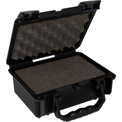 Seahorse SE120 Protective Hard Case with Interior Foam & Plastic Keyed Locks (Black)