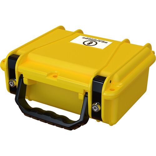Seahorse SE120 Protective Hard Case with Keyed Metal Locks (Safety Yellow)