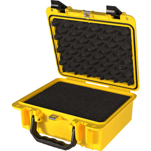Seahorse SE300 Protective Hard Case with Interior Foam & Keyed Metal Locks (Safety Yellow)