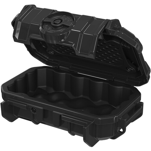 Seahorse 52 Micro Case with Padded Liner and Mesh Lid Webbing (Black)