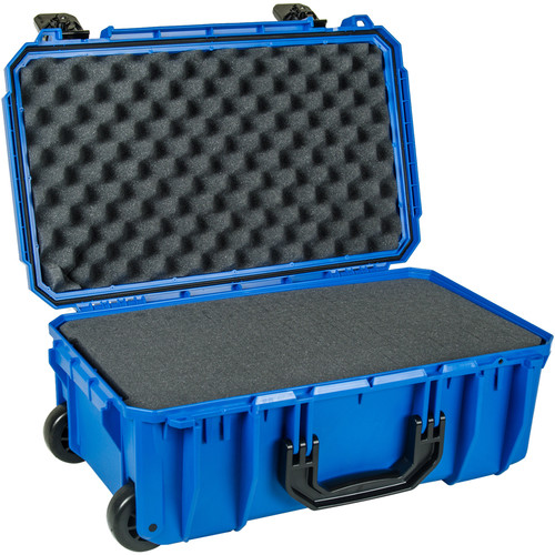 Seahorse SE830 Case with Telescoping Handle with Foam (Blue)