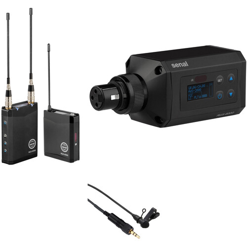 Senal AWS-2000 Camera-Mount Wireless Combo Microphone System Kit (A: 522 to 554 MHz)