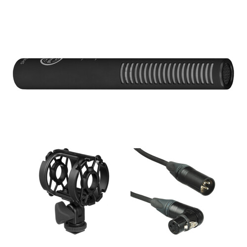 Senal MC24-ES Short Shotgun Microphone Kit with Shockmount and XLR Cable