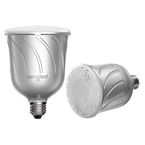 Sengled Pulse LED Light Bulb with Wireless Speaker (Pair, Pewter)