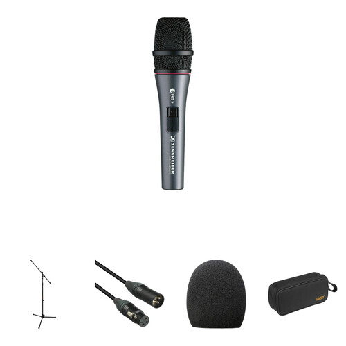 Sennheiser e 865S Handheld Condenser Microphone Stage Kit