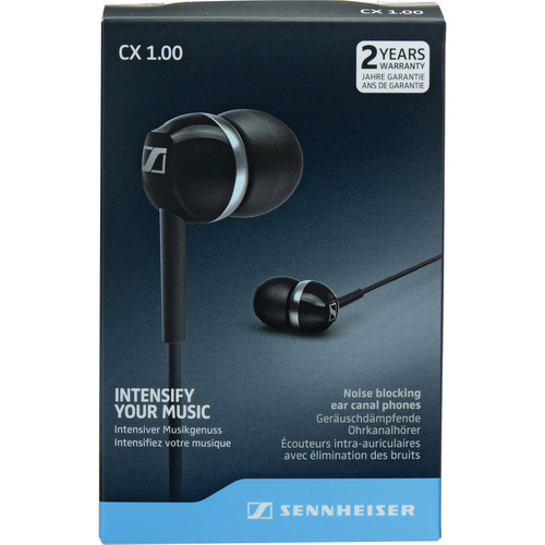 Sennheiser CX 1.00 Earphones (Black)
