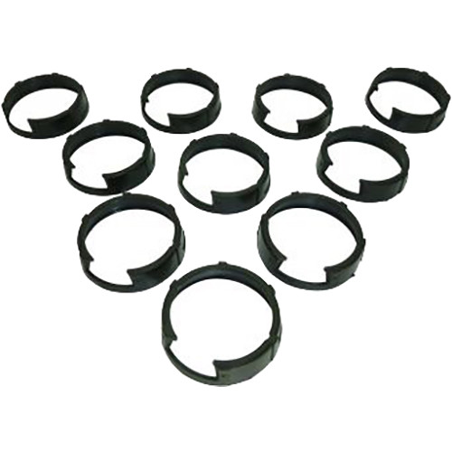 Sennheiser Identification Rings for Evolution Wireless G3 Bodypacks (10-Pack, Black)
