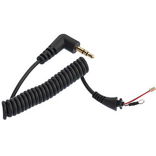Sennheiser Coiled Cable with Right-Angle 3.5mm TRS Male Connector for MKE 400 Microphone
