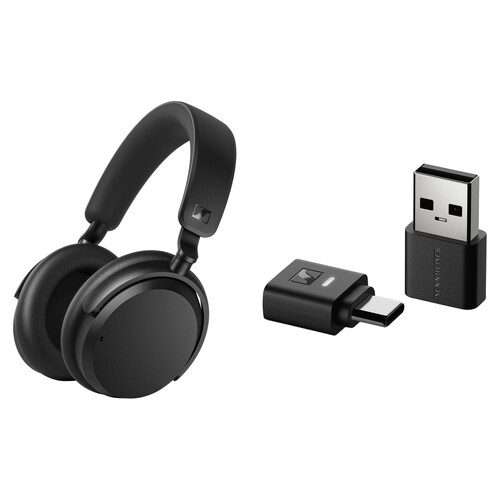 Sennheiser ACCENTUM Over-Ear Wireless Headphones with BTD 700 Bluetooth Adapter (Black)