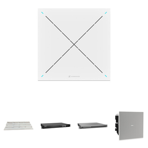 Sennheiser In-Ceiling Audio Conferencing Solution Kit with Mic Array, Processor, Amp & Speaker