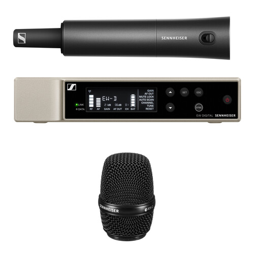 Sennheiser EW-D 835-S Digital Wireless Handheld Microphone System Kit with MMD 835 Capsule (Q1-6: 470 to 526 MHz)