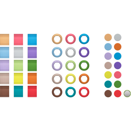 Sennheiser EW-D COLOR CODING SET Bundle of Color Indicators for EW-D Transmitters and Receivers