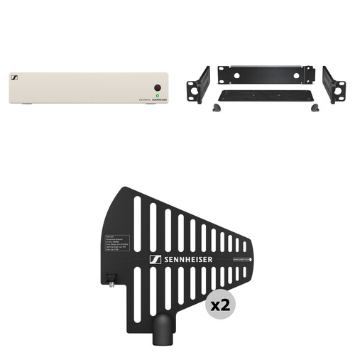 Sennheiser G4 EW-D ASA Active Antenna Splitter with Passive Antennas Bundle 5 Kit
