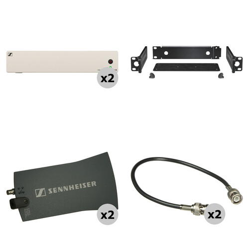 Sennheiser Dual G4 EW-D ASA Active Antenna Splitter Bundle 4 Kit