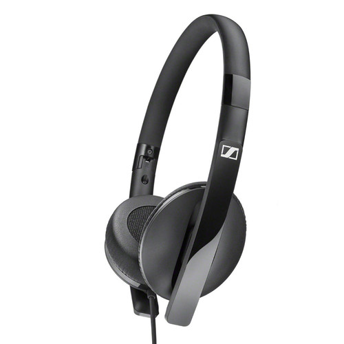 Sennheiser HD 2.20 Slim Lightweight Foldable Headphones with One-Button Smart-Remote Mic