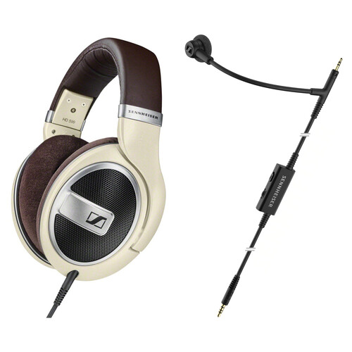 Sennheiser HD 599 Around-Ear Open-Back Headphones with Boom